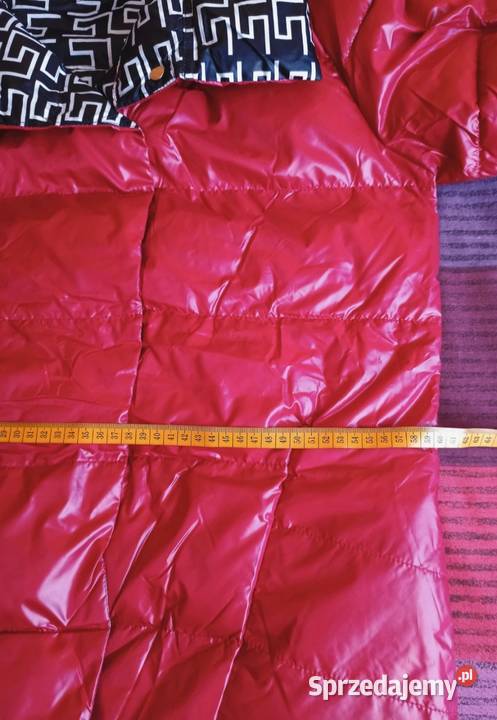 Kurtka czerwona dwustronna lekka Inny materiał Cieszyn
