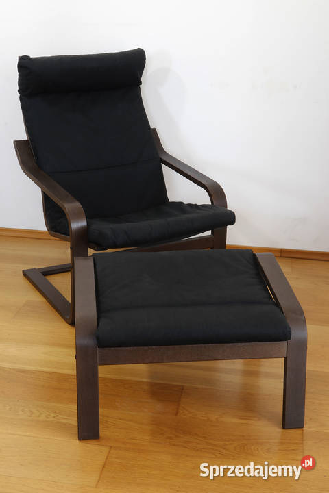 Fotel PONG IKEA brązowyobicie czarne Warszawa