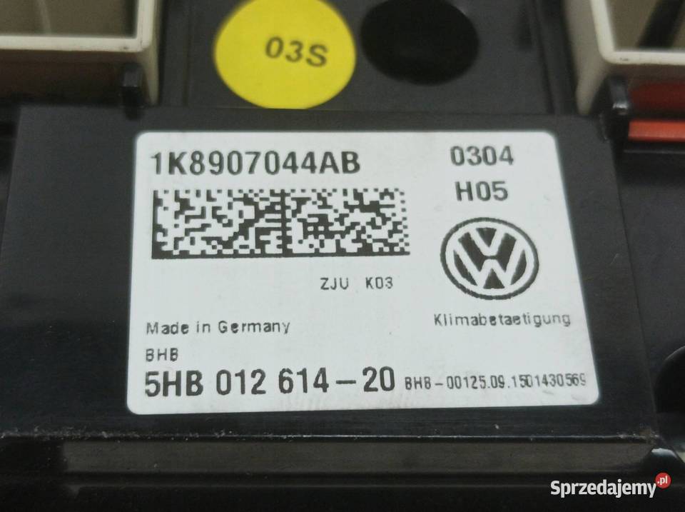 PANEL NAWIEWU 1K8907044AB VW Volkswagen Jetta VI osobowe świętokrzyskie