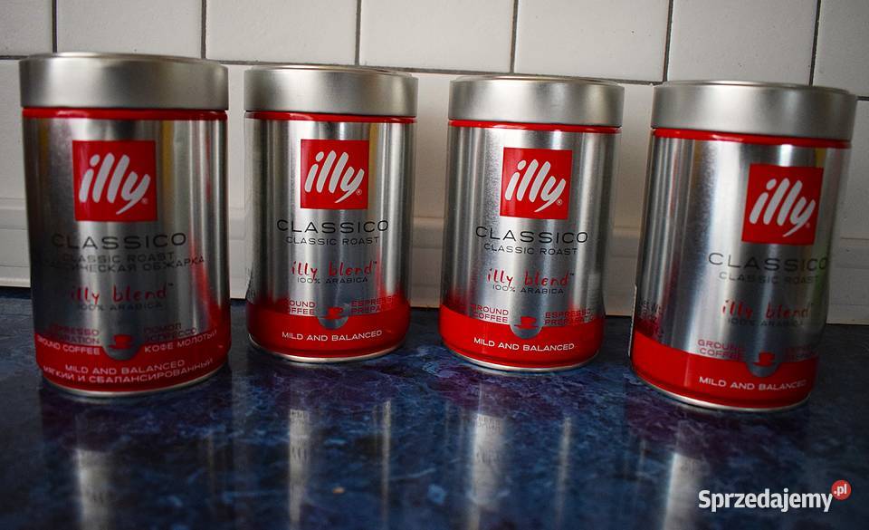 Puszki metalowe zakręcane kawie solidne 4 sztuki kujawsko-pomorskie Chełmno