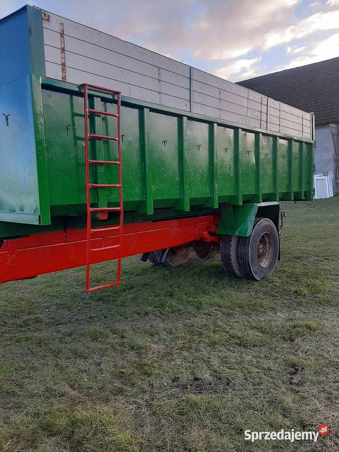 Przyczepa rolnicza wlasna hydraulika 14 ton Bukowiec