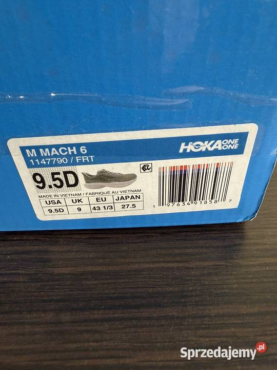 Buty do biegania Hoka Mach 6 1147790 zielony