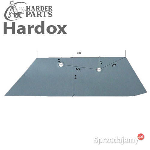 Lemiesz 16 300ha HARDOX 74607P części do pługa