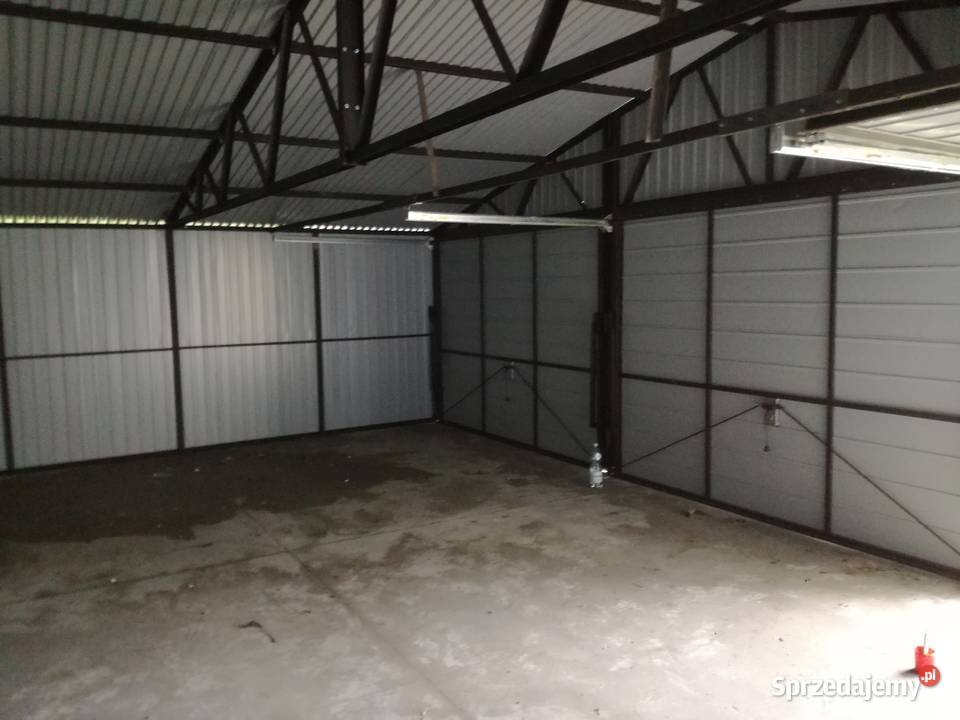WIELOSTANOWISKOWY Garaż Blaszany WIATA Garaże 45m2 Ostrzeszów sprzedam