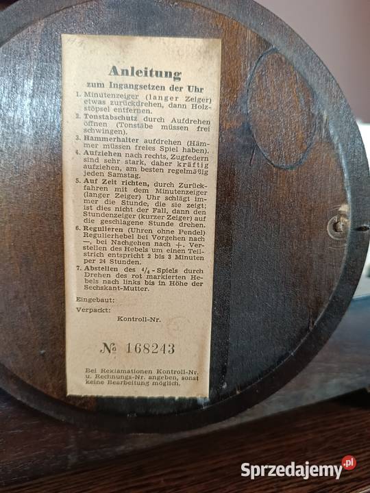 Stary Zegar Suevia Sindelfingen kujawsko-pomorskie