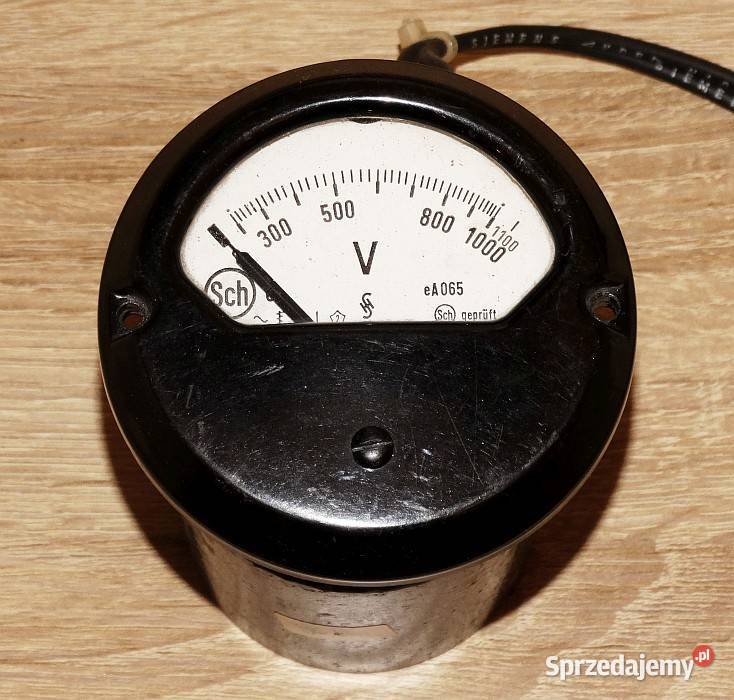 Miernik analogowy woltomierz tablicowy eA065 Gliwice