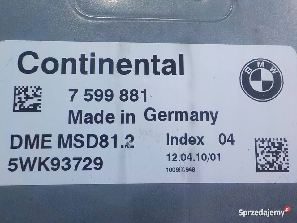 BMW E92 LIFT 20D AUT 10r 2D sterownik komputer Czujniki i sterowniki mazowieckie sprzedam