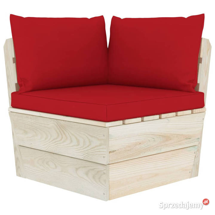 Ogrodowa sofa 2osobowa z palet z poduszkami Warszawa sprzedam