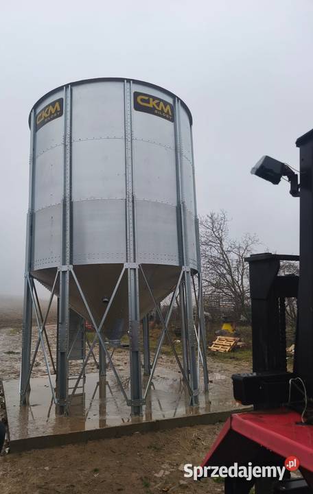 Nowy silos lejowy zboże o pojemności 65 ton Zbiorniki Szczecin
