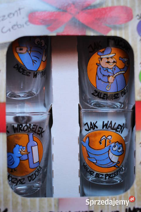 4 kieliszki wódki 18 osiemnastka urodziny