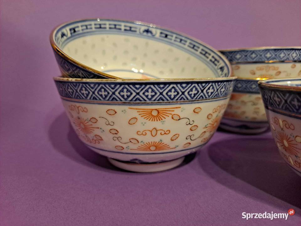 Porcelana chińska ryżowa MISECZKI 7 małopolskie