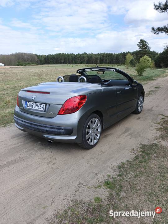 Ładny Peugeot 207 cabrio niski przebieg manualna kujawsko-pomorskie Brodnica