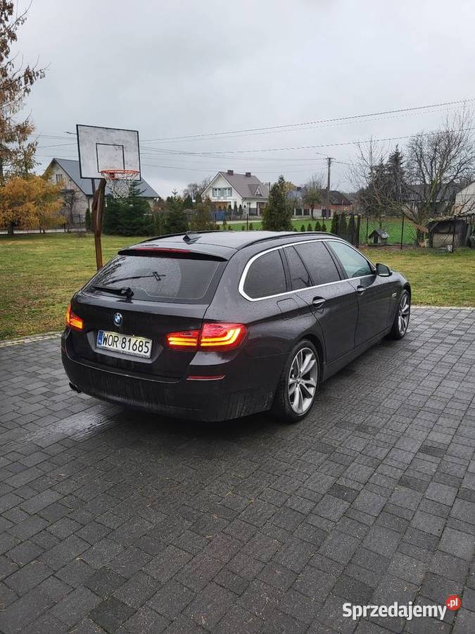 Bmw f11 520d czarny Seria 5 Nowe Lubiejewo