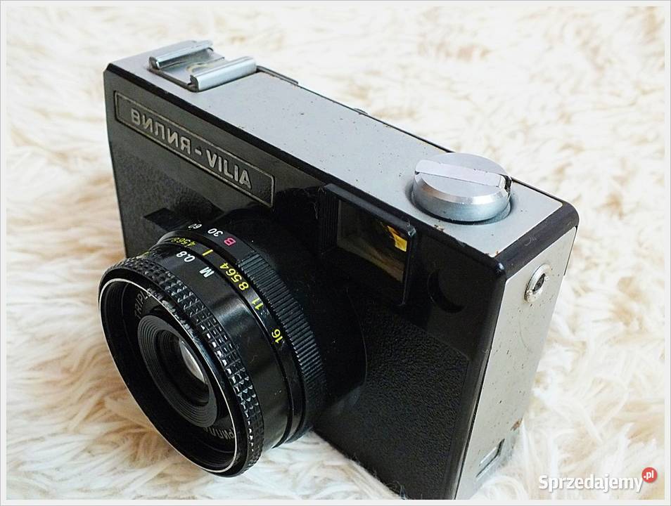 Stary aparat fotograficzny VILIA etui USSR z lat