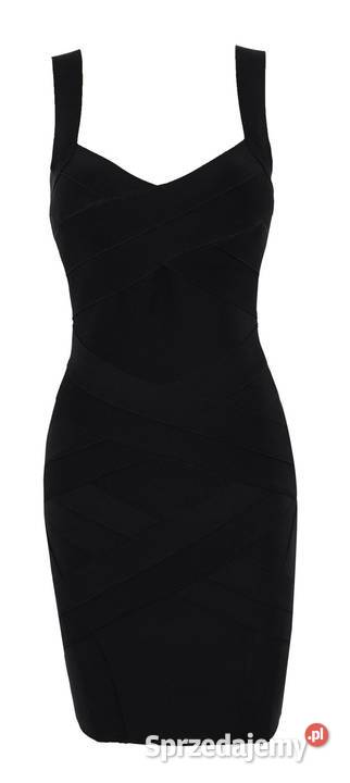 sukienka bikbok dress bandage black czarny lubelskie Zamość
