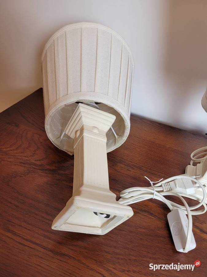 Lamki nocne Riwiera Maison białe Białogard