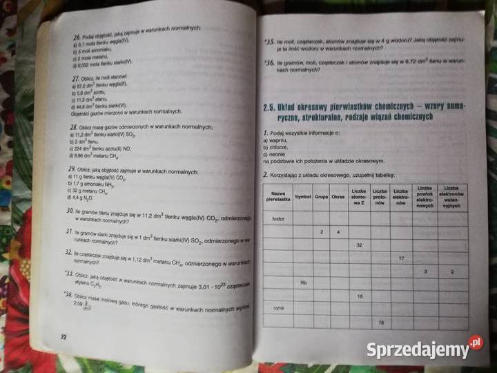 Zbiór zadań z chemii gimnazjum Kulawik Litwin Kraków