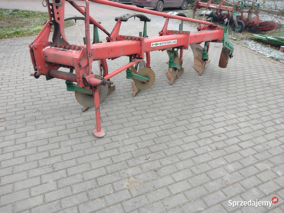 Pług 4skibowy zagonowy kverneland zabezpieczenia