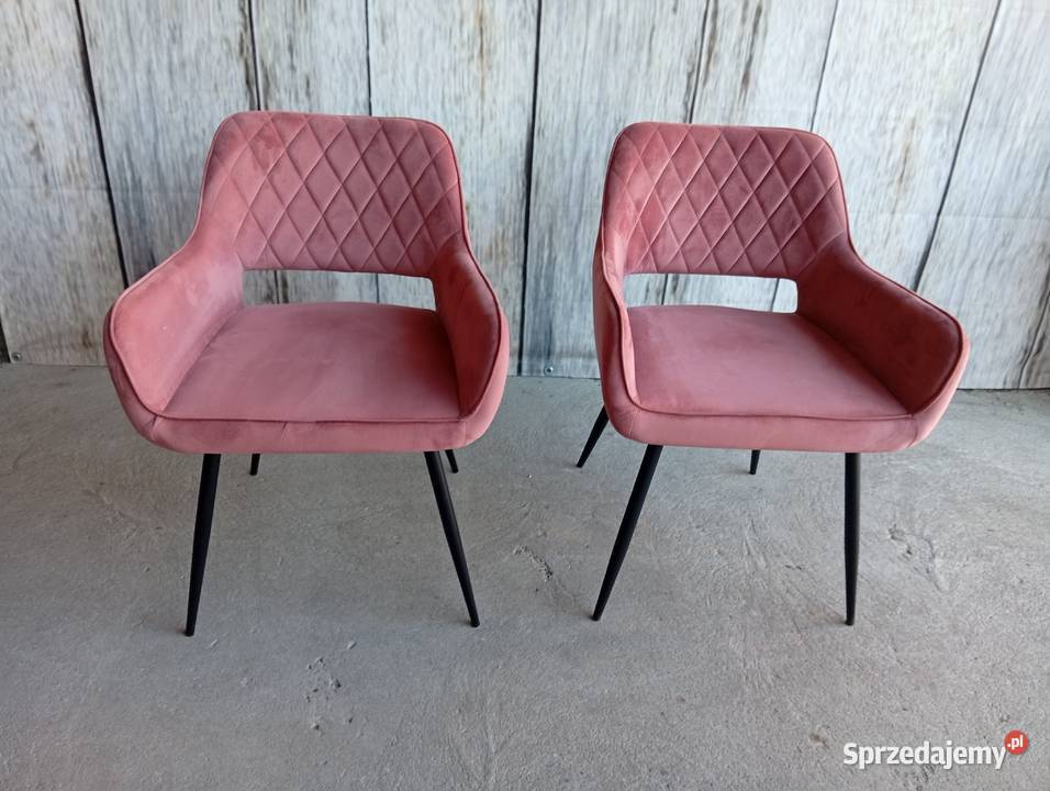 krzesła welurowe 2 sztuki 373 Byczyna