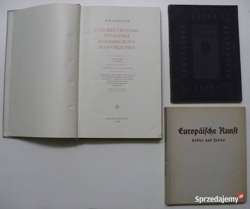 Zestaw książek 3 Sztuka Zabytki Białystok