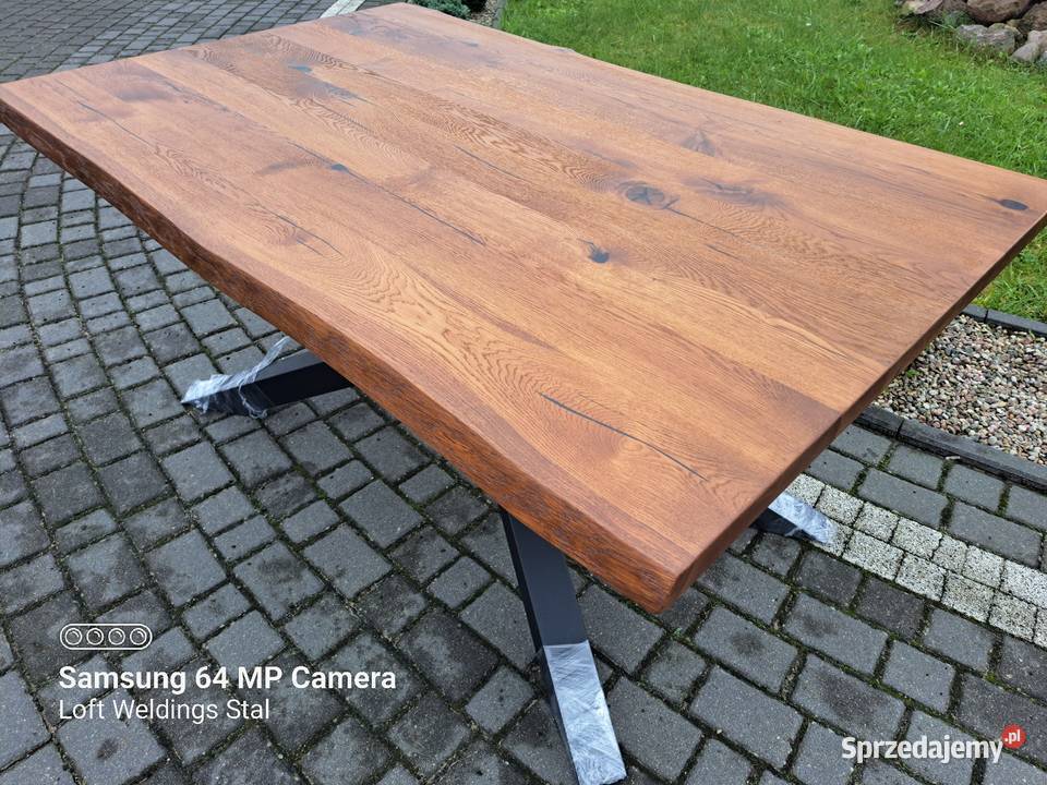 STÓŁ LOFT INDUSTRIAL Z DĘBU pomorskie Czersk