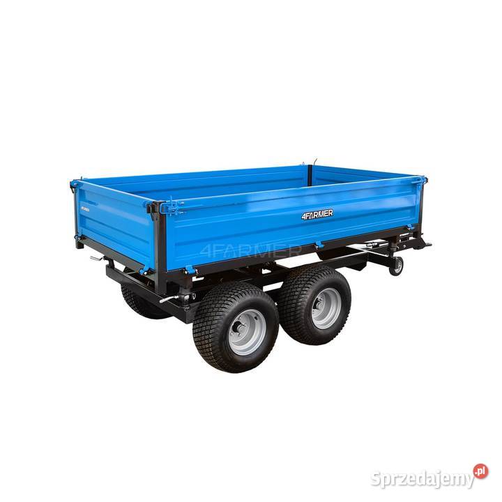 Przyczepa rolnicza dwuosiowa 25T z kiprem Tajęcina