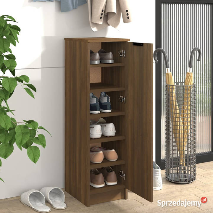 Szafka na buty brązowy dąb 30x35x100 WM817107 Warszawa sprzedam
