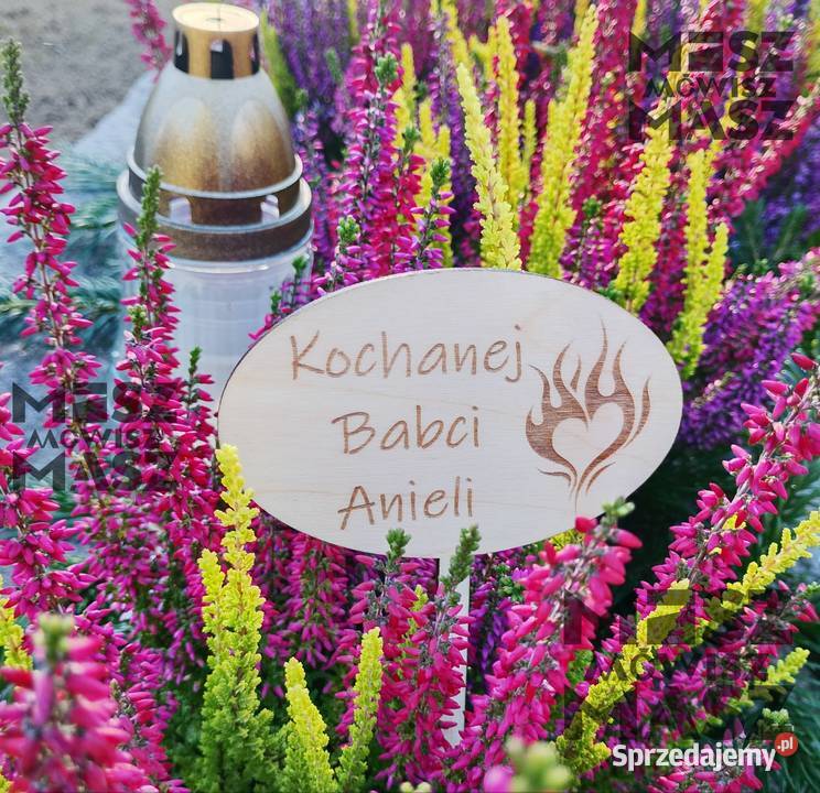 Topper do kwiatów na grób pamięć wszystkich Racot