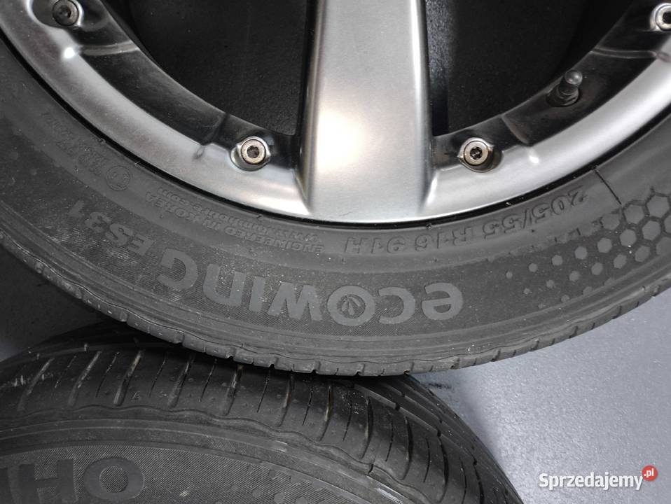 Alufelgi 16 5x110 opel z oponami kumho Ecowing Skała