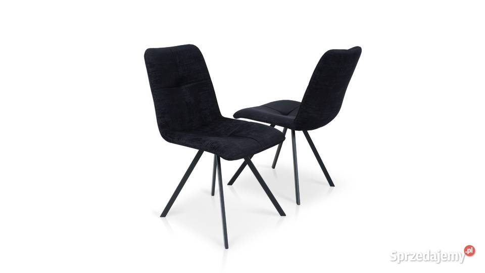 Krzesło DYLAN Czarna tkanina Polski Produkt Gliwice