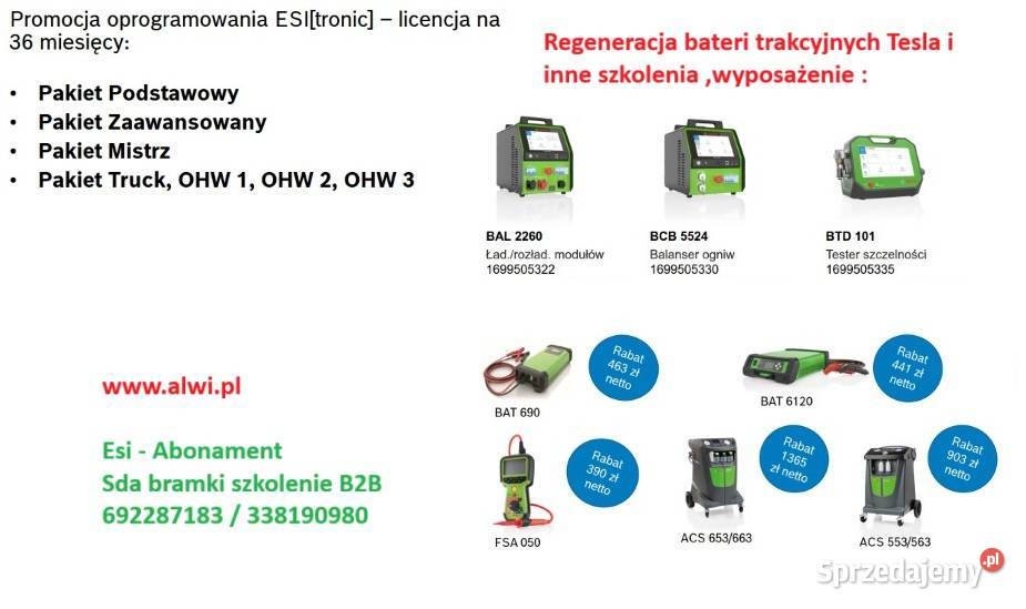 Fsa740 Kts560 pakiet z przewodami śląskie Bielsko-Biała