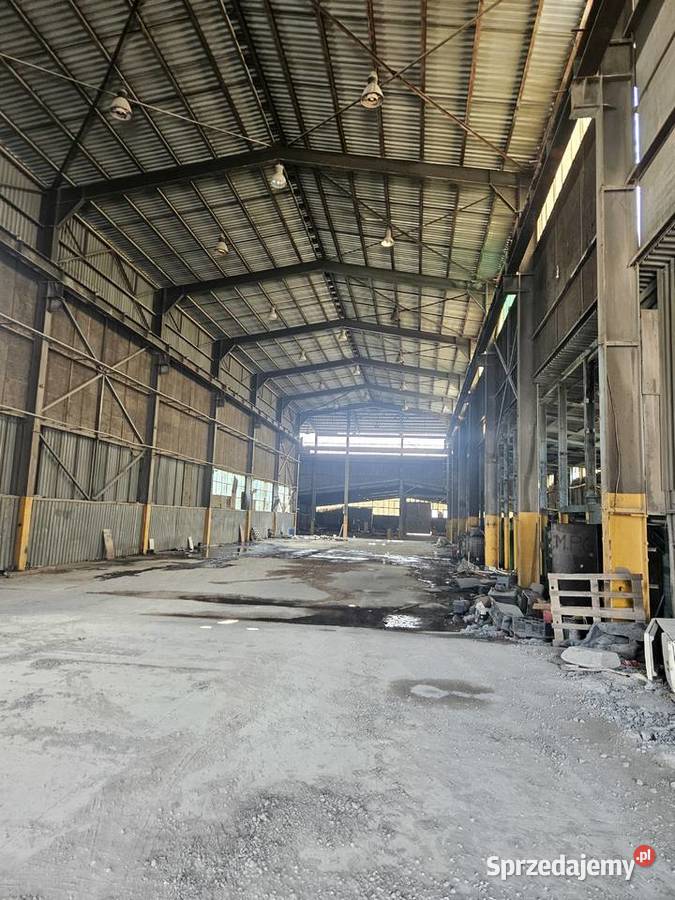 Hala stalowa 900m2 z suwnica 10t konstrukcja Łódź