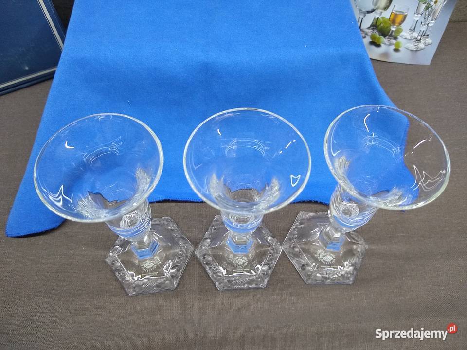 Świeczniki Rosenthal Maria Kryształowa 3 Porcelana i szkło wielkopolskie Kalisz