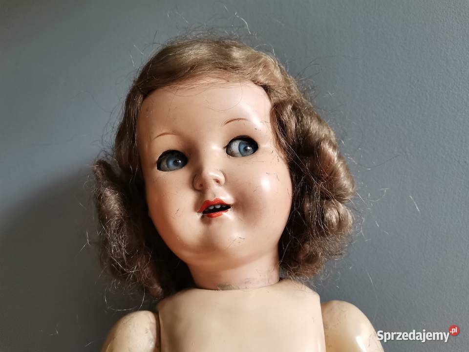 Stara przedwojenna lalka celuoidowa K W Katowice
