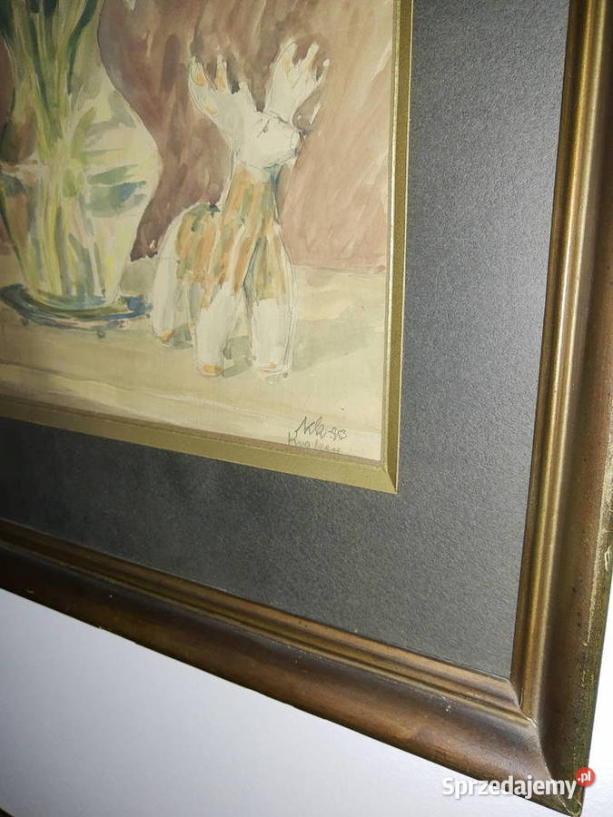 Akwarela przedwojenna Kraków