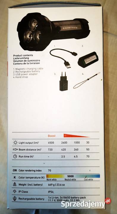 Latarka Ledlenser P18R Work OKAZJA Poznań