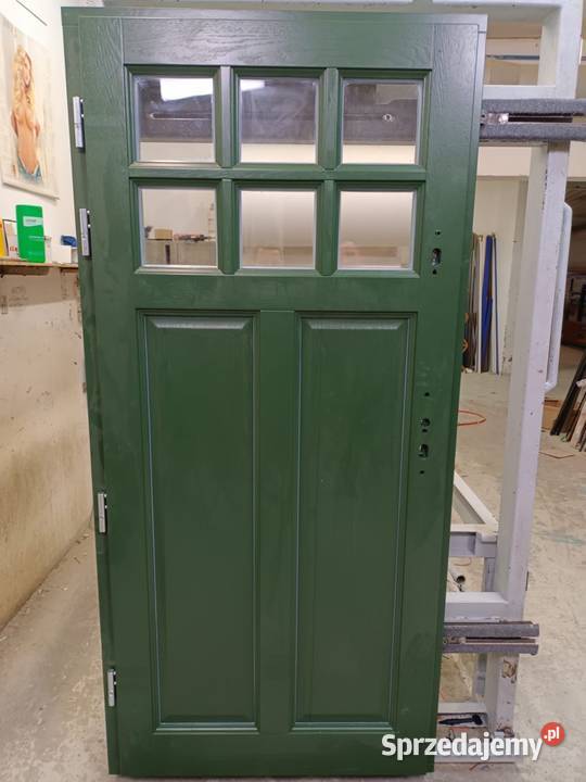 Drzwi zewnętrzne drewniane Lublin