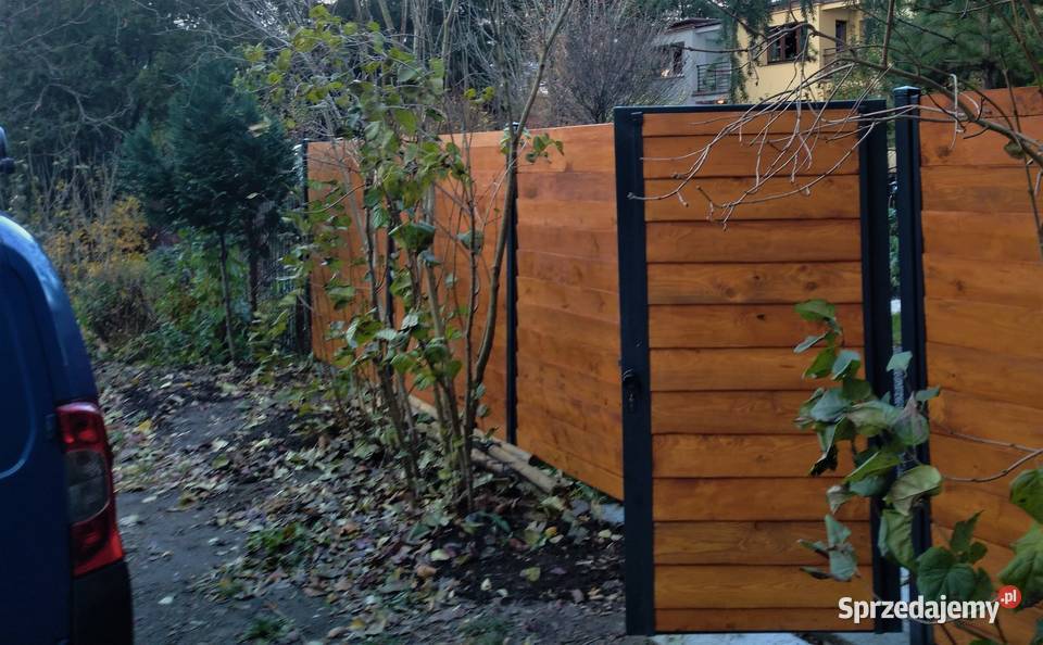 Drewniane ogrodzenia pełne sprzedam