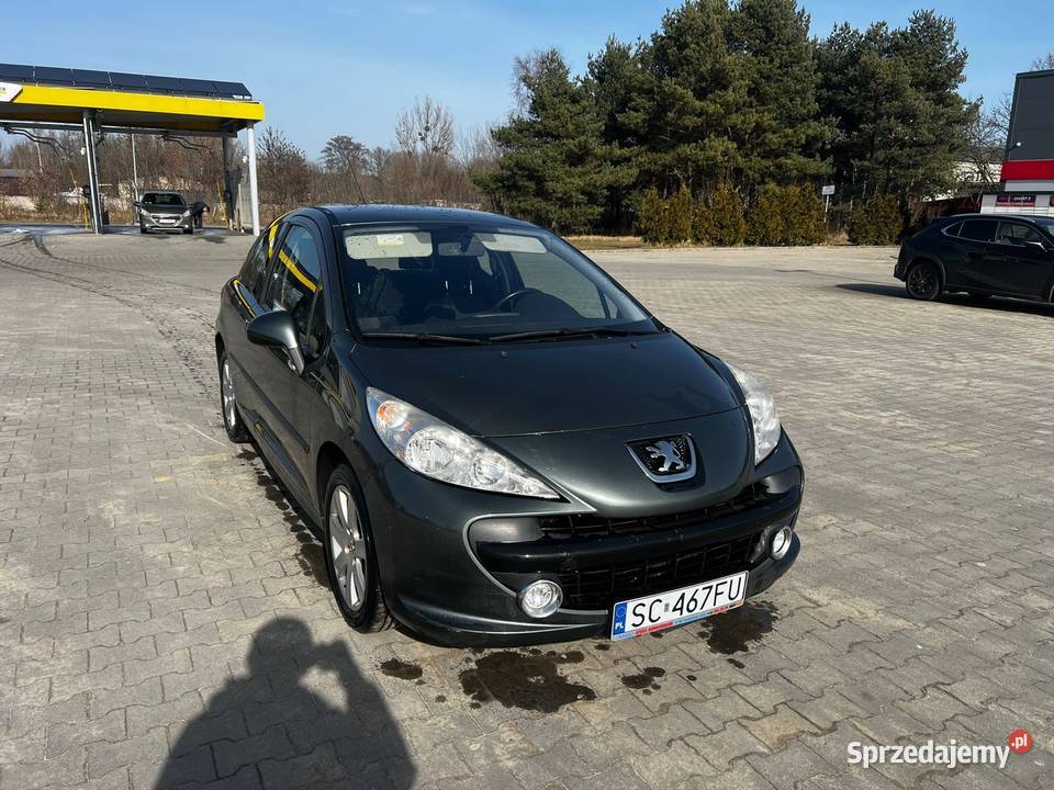 Peugeot 207 16 VTi 120 2008 Przebieg 122 3D aluminiowe felgi Częstochowa