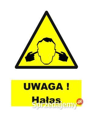 Naklejka Uwaga Hałas GF046 Kamionna
