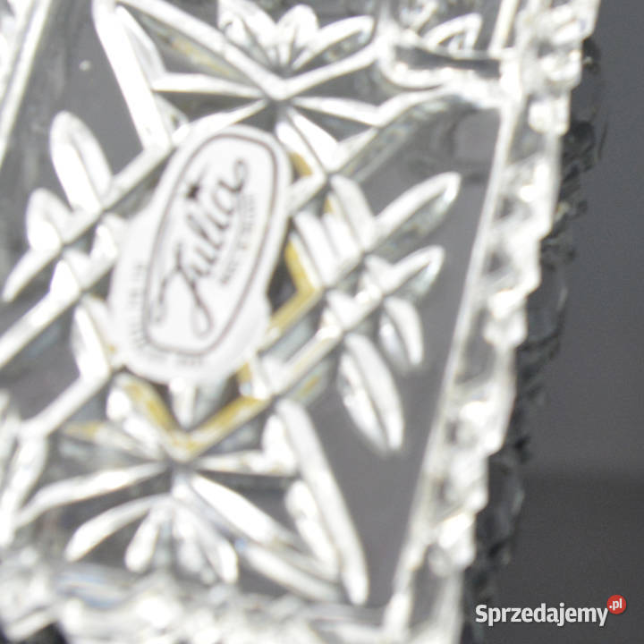 Popielnica z papierośnicą Huta Szkła Julia Warszawa