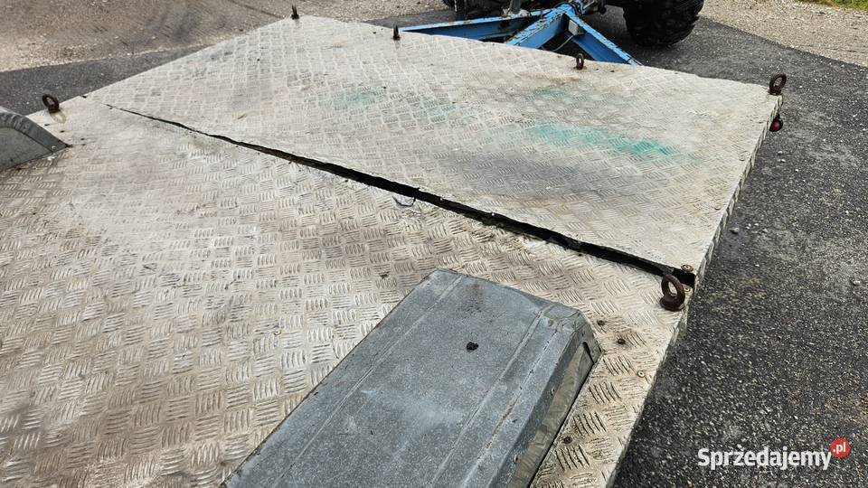 Przyczepka lekka platforma sam dmc 560 3x19m kujawsko-pomorskie Brodnica sprzedam