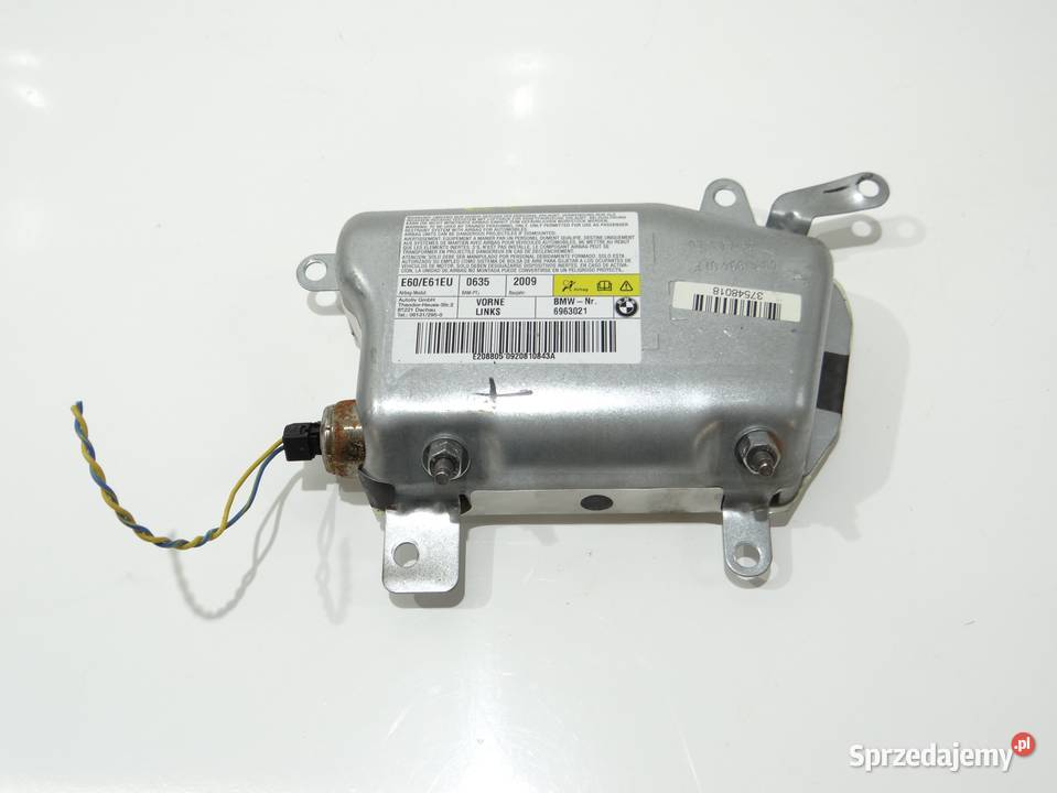 PODUSZKA AIRBAG DRZWI LEWY PRZÓD BMW E60 E61 LCI osobowe Strzyżewice sprzedam