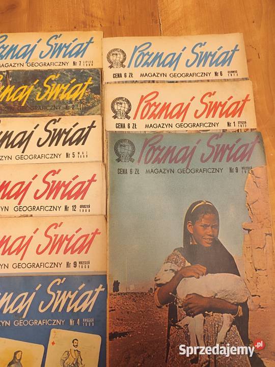 Czasopisma POZNAJ ŚWIAT lata 6578 Sosnowiec