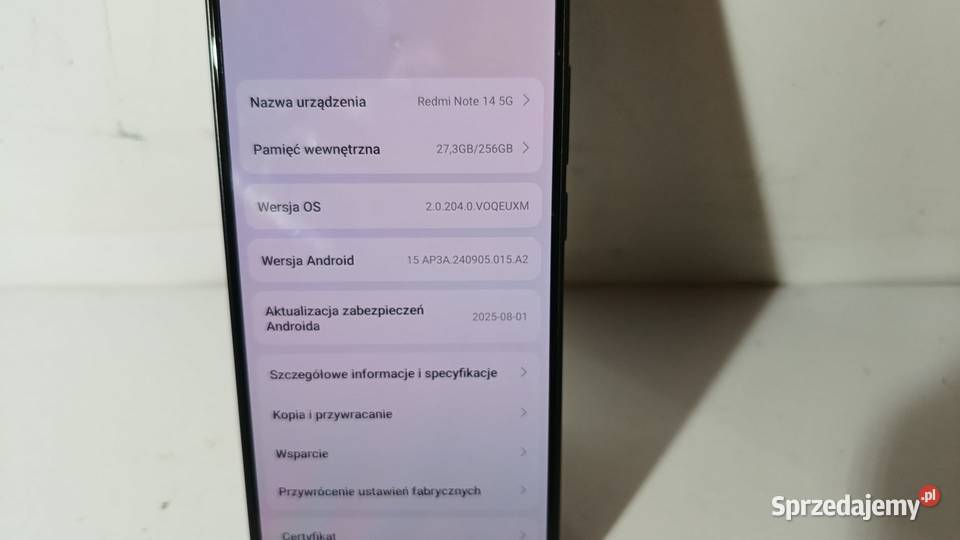 Smartfon Redmi Note 14 Pro 5G 8256GB śląskie Katowice