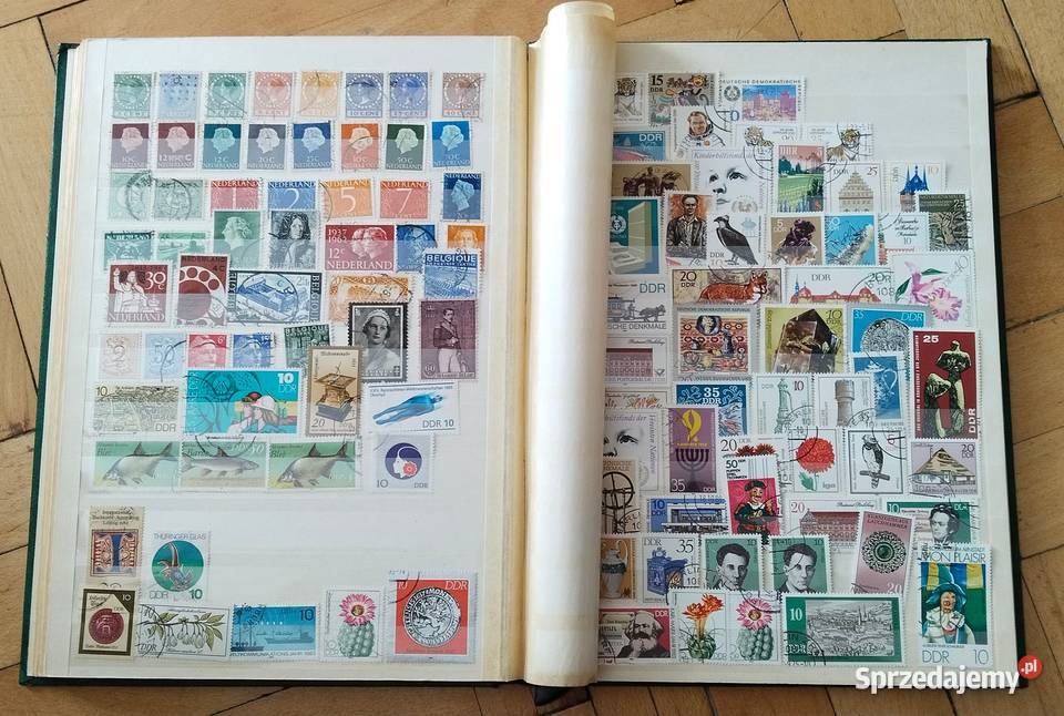 5 klaserów znaczków i kopert Kalisz sprzedam