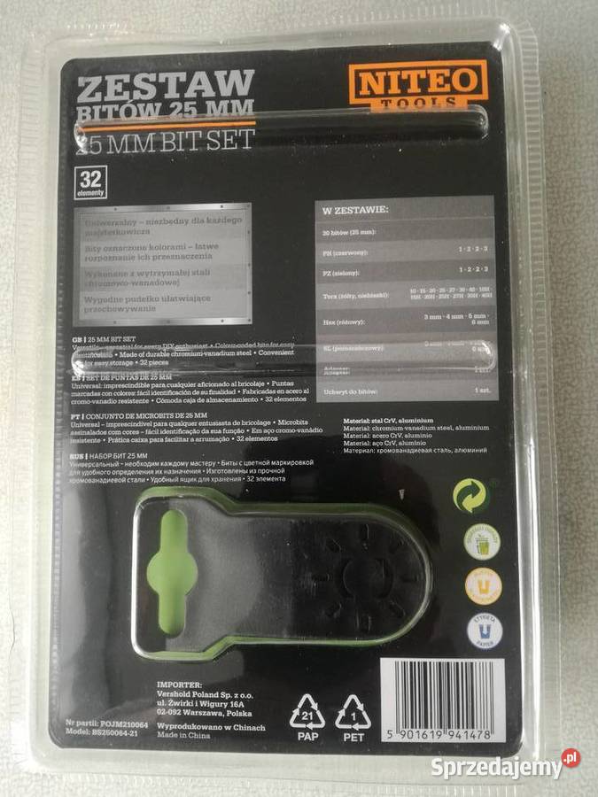 Zestaw bitów 25 mm 32 Kędzierzyn-Koźle