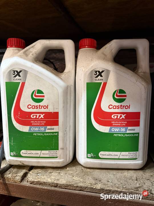 Olej silnikowy CASTROL GTX 0W16 5L x2 Henryszew