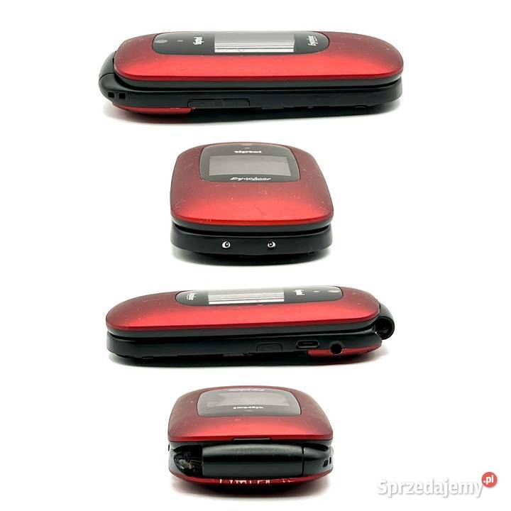 Telefon komórkowy TipTel Ergophone 6222 czerwony Pozostałe Warszawa