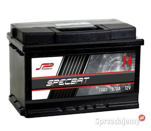 Akumulator 74Ah 670A EN Specbat niski pomorskie